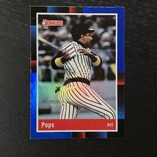 2022 Panini Donruss Baseball Willie Stargell Base Retro #233 Pops Holo Blue
