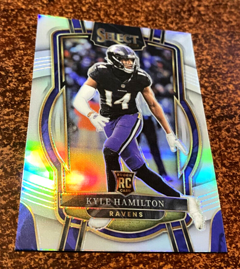 2022 Select KYLE HAMILTON "SILVER" Club Level Rookie RC #294 SP Baltimore Ravens