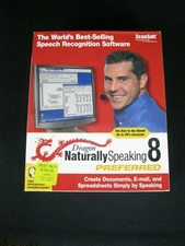  NIB Dragon Naturally Speaking 8 Preferred  ScanSoft 