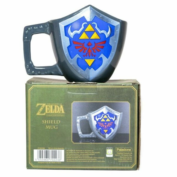 The Legend of Zelda Shield Mug Coffee Cup Collectors Edition Nintendo
