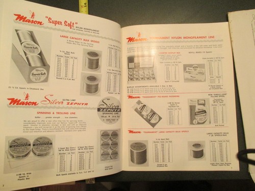 1975 76 Mason Tackle Company Fish Fishing catalog price list - Picture 4 of 11