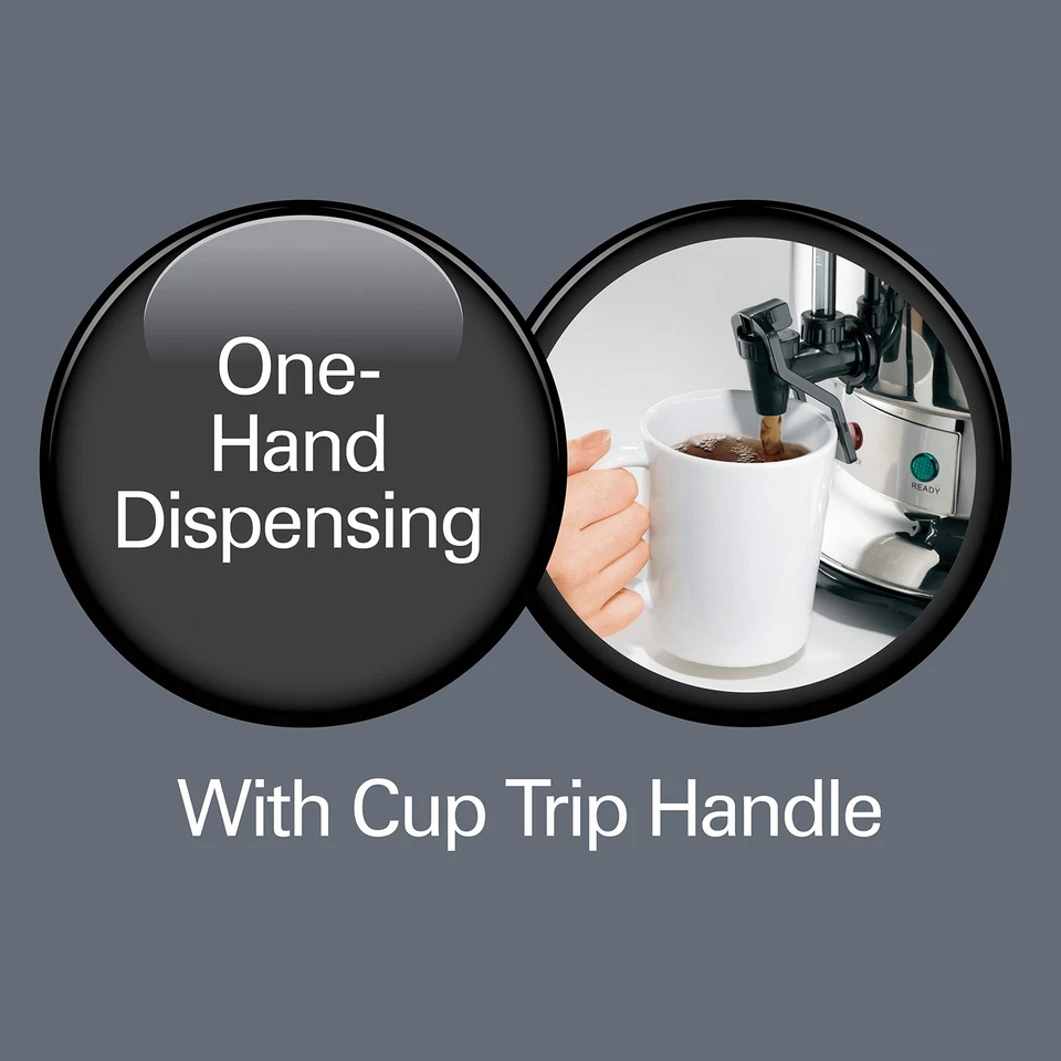 	Hamilton Beach Commercial Coffee Urn & Hot Beverage Dispenser 60 Cup Capacity	 - Image 2 of 4