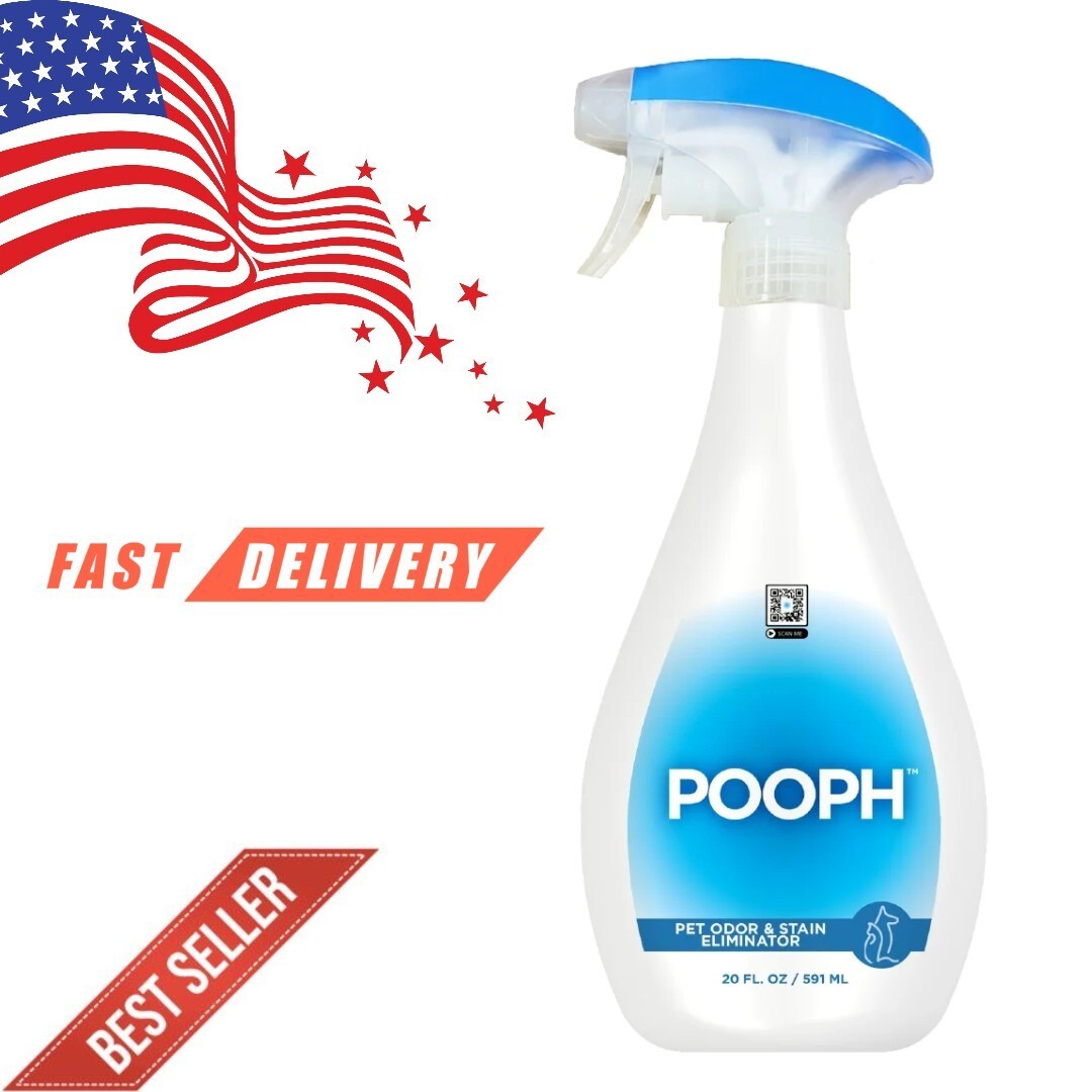 POOPH Pet Odor & Stain Eliminator Spray 20oz