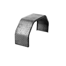 Single Axle 9x32 Steel Tread Plate Double Broke Trailer Fender