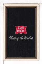 Single Railroad Playing Card "Chicago Rock Island, CRIP-13b" Bollhagen Bk, Stand