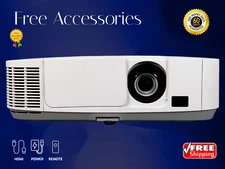 4000 Lumens 3LCD Bright Color Projector for Netflix HD 1080i HDMI w/Accessories