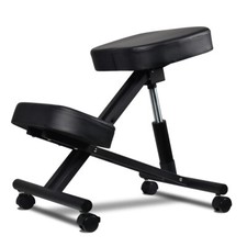 Sedia Sgabello Ortopedico Posturale Regolabile in Altezza con Cuscini