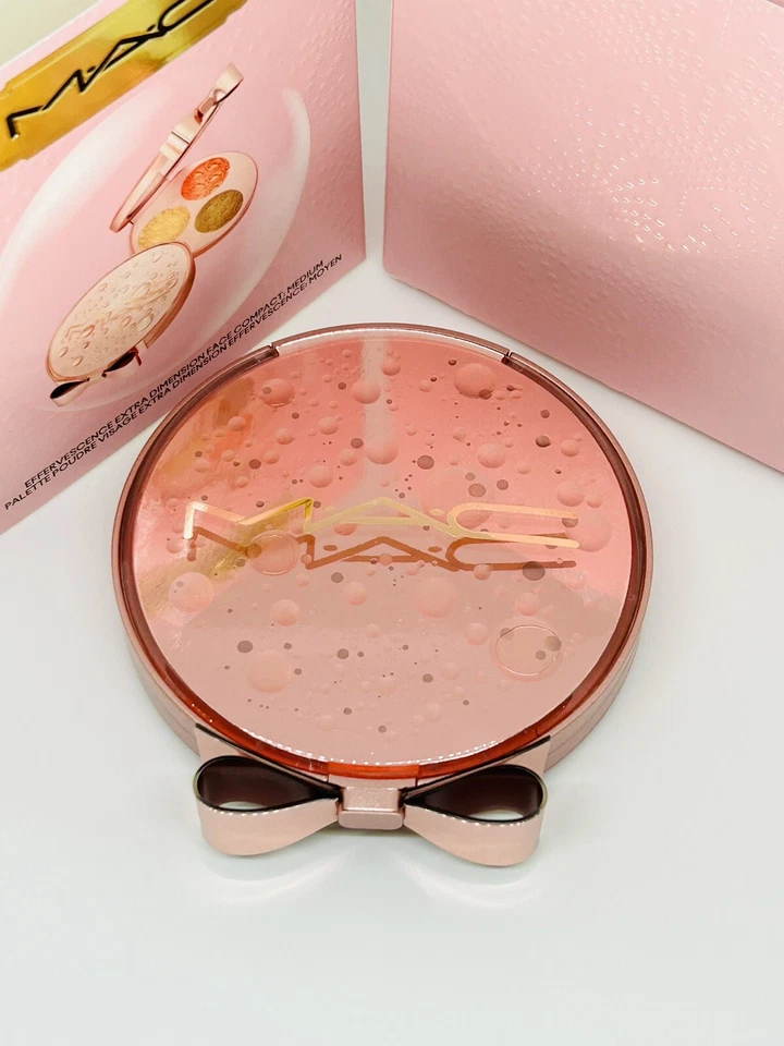 MAC Bubbles Bows Effervescence Extra Dimension Face Compact Palette MEDIUM - NIB - Image 4 of 4