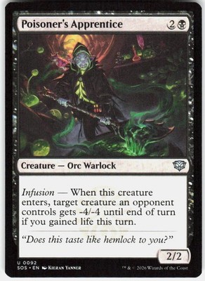 Poisoner's Apprentice 92 Secrets of Strixhaven Magic the Gathering