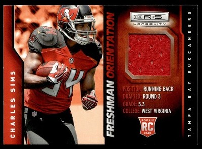 2014 Panini Rookies & Stars Freshman Orientation Materials Charles Sims Tampa
