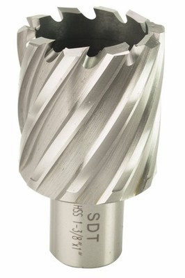 Steel Dragon Tools  1-3/8'' x 1'' HSS Annular Cutter with 3/4'' Weldon Shank