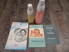 Vintage 1970s Gerber Formulette Plastic Baby Bottles Mom Manuals Books