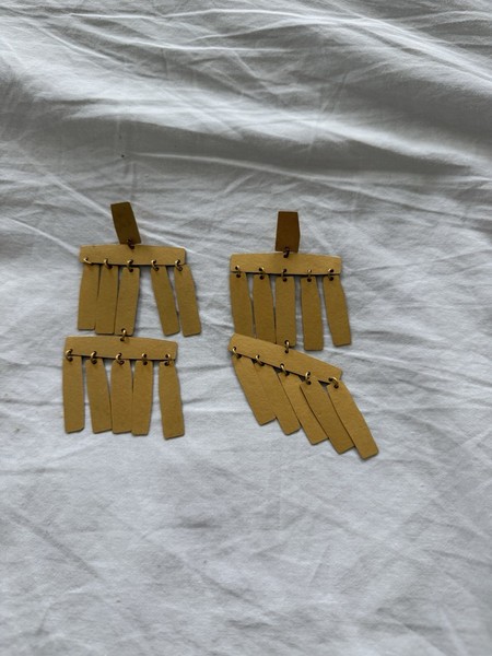 Annie Costello Earrings Gold Tone