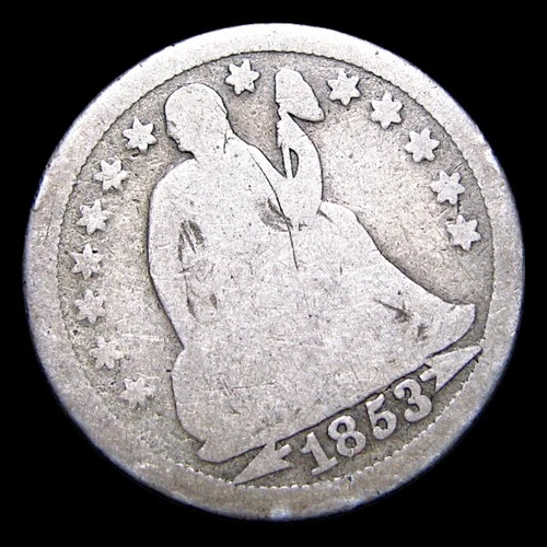 1853 Seated Liberty Dime Silver ---- Nice Coin ---- #548K