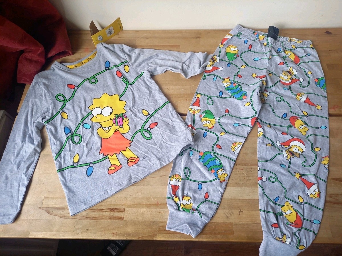 Pajama Sets Children's Simpsons Pyjamas NEW Boys Cotton Bart
