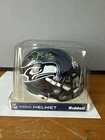 DK Metcalf Signed Mini Helmet! w/ COA Riddell Seattle Seahawks Chrome