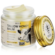Organic Grass-Fed Beef Tallow for Skin,Body,Tallow Face Moisturizer for Eczem...