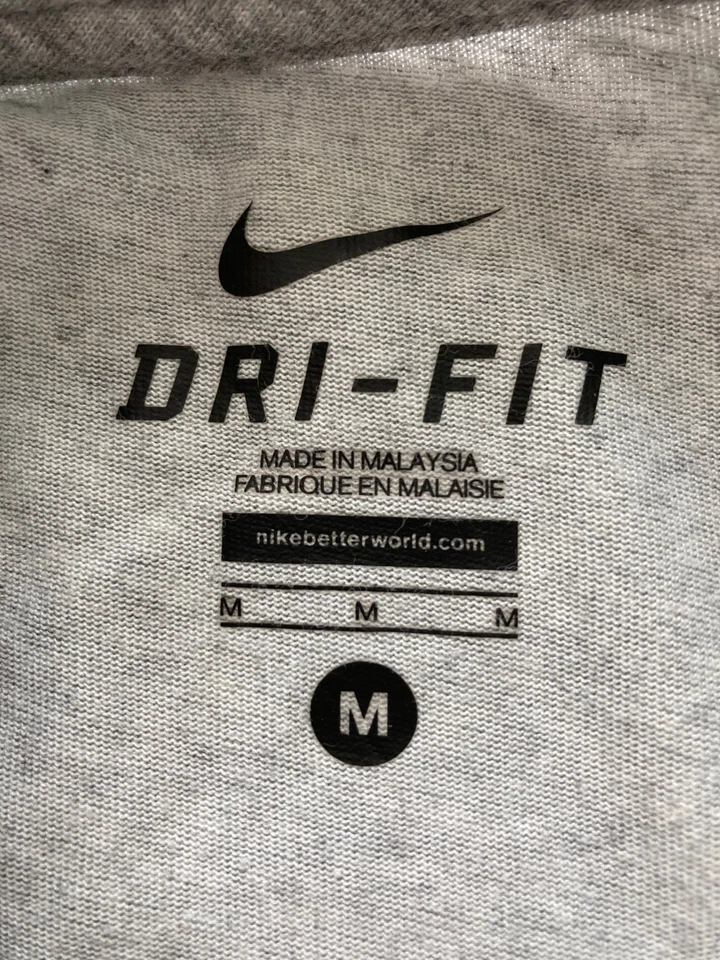 Nike Roger Federer Fall 2013 ROGER THAT Tennis Shirt M Gray 407997-063 Rare - Image 4 of 4