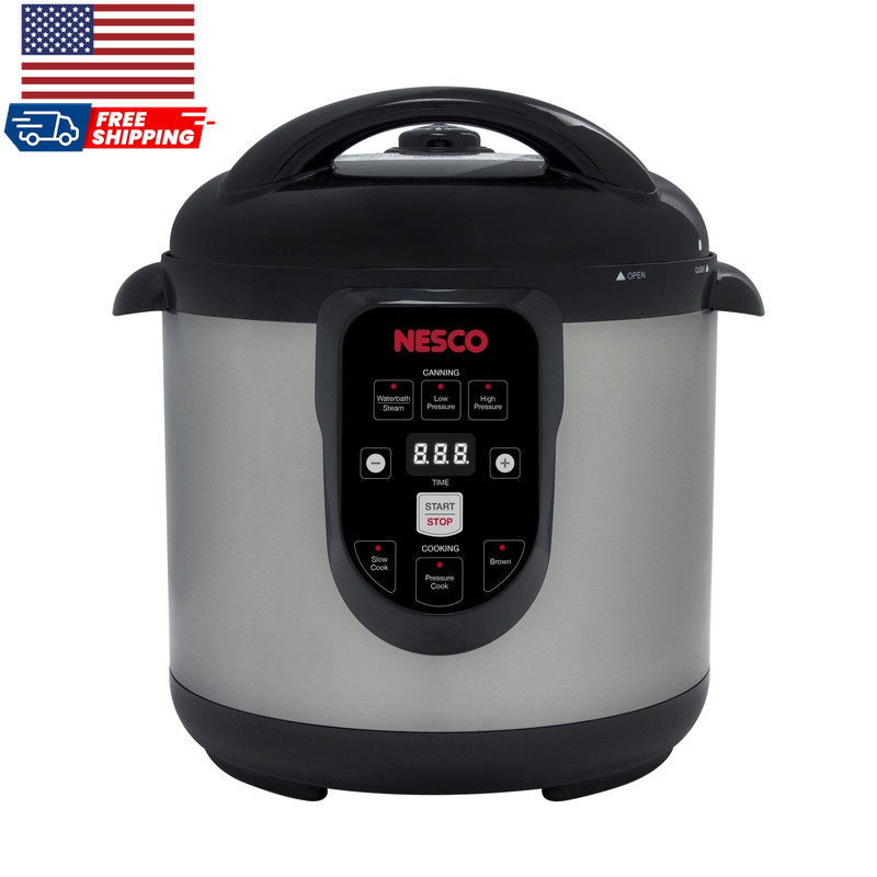 9.5 Quart Electric Pressure Canner Digital Pressure Cooker and Canning Pot Equi