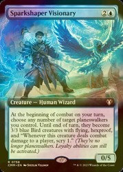 Sparkshaper Visionary (Extended Art) Foil #758 Commander Masters