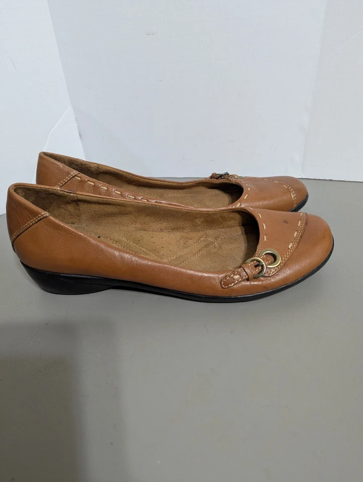 Naturalizer Women's Size 10M Slip On Flats, Brown. - Image 2 of 4
