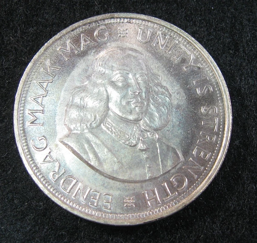 南アフリカ 20セント銀貨☆1964年／未使用／プルーフ／ 南アフリカ 20セント銀貨☆1964年／未使用／プルーフ／ 南アフリカ 20
