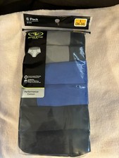 Men's 6 Pk Briefs Underwear NIB
