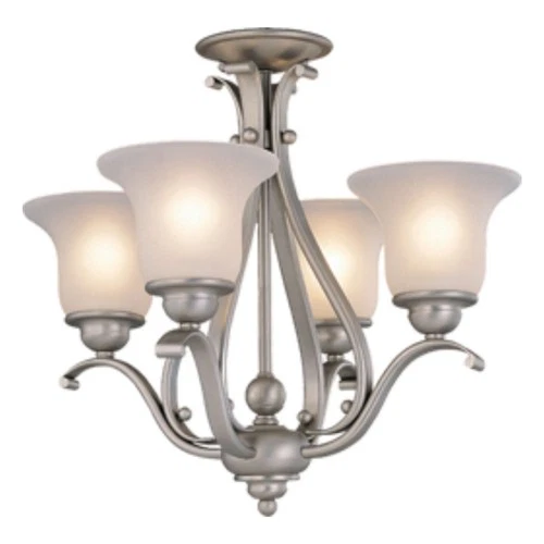 Monrovia 4-Light Mini Chandelier in Transitional Style 18 Inches Tall and 18.5 - Picture 6 of 6
