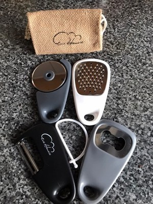 5 Stück Küchenhelfer Set - Platzsparendes Küchenzubehör Käse Schokolade...