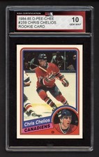 1984-85 OPC #259 CHRIS CHELIOS ROOKIE CARD KSA 10 GEM MINT