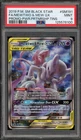 Pokemon Mewtwo & Mew GX Power Partnership Tins Full Art Promo SM191 PSA 9 Mint