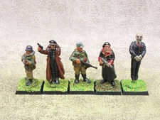 48mm Weird War 2 EVIL GUYS / BOSSES x5 Graven Images Monolith Designs 32896