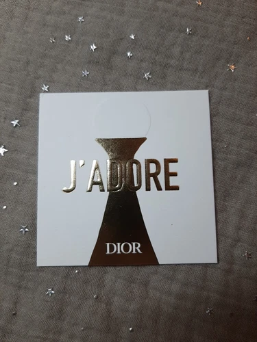 Carte Parfumée Perfume Card . C. Dior J'adore