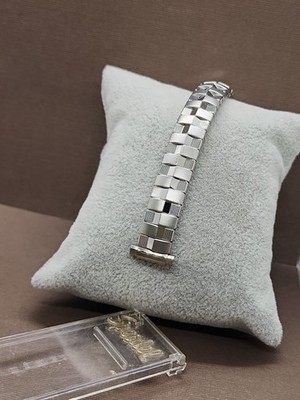 Ladies' NOS Hirsch Speidel SS 10-14mm Adj End Fancy Link Expansion Watch Band
