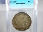 1904-O Morgan Silver Dollar graded MS-66 by ICG