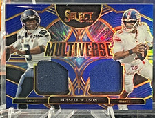 2025 Panini Select Russell Wilson Multiverse Blue Prizm Seattle/NY Giants