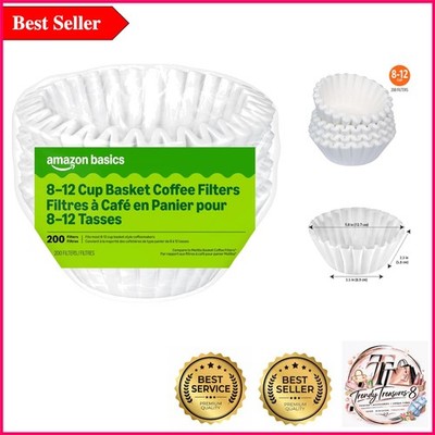 Compostable Coffee Filters   200 Count for 8-12 Cup Machines
