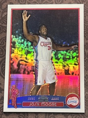 2004 Topps Chrome - Josh Moore #156 Refractor (RC)