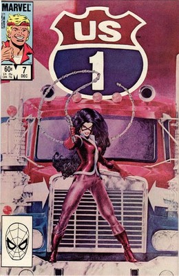 U.S. 1 #7 FN; Marvel | US1 Truck Driver Super Hero - w/Bag+Board