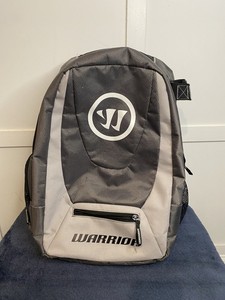 Warrior Gray Jet Pack Adult Large Lacrosse Backpack Mult Pockets Stick Pocket