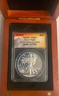 2013-W AMERICAN SILVER EAGLE ENHANCED UNCIRCULATED :: ANACS MS-69 ::