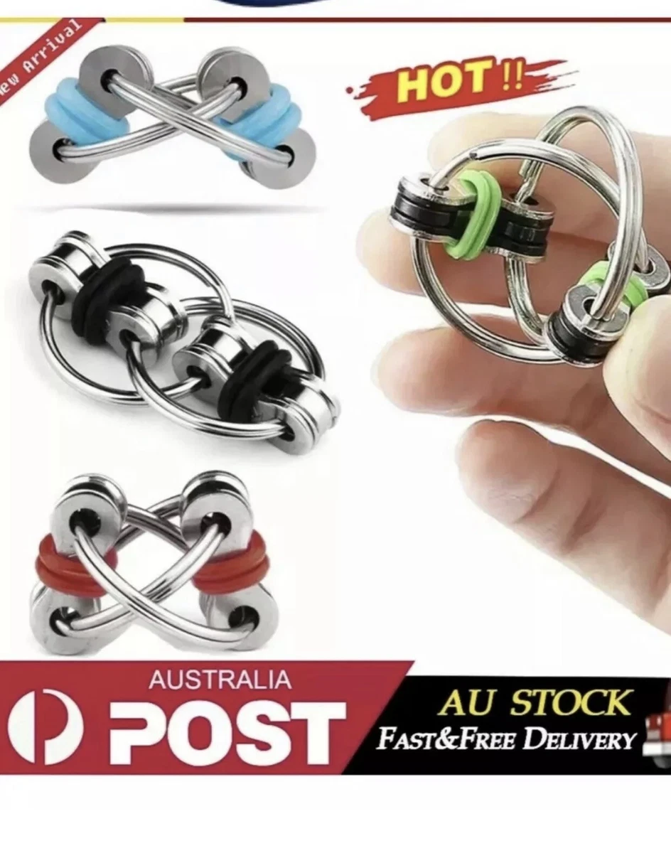 Bike chain top fidget toy