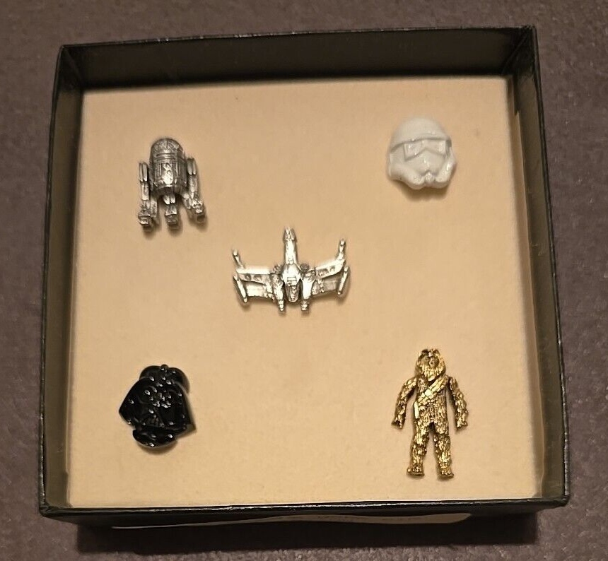 スターウォーズ　5点セット Star Wars 5 Piece Pin Set Collectors Edition 1988 Vintage J16148