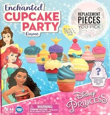 Disney Princess Enchanted Cupcake Party Game Individual Parts Villains UPick NEW