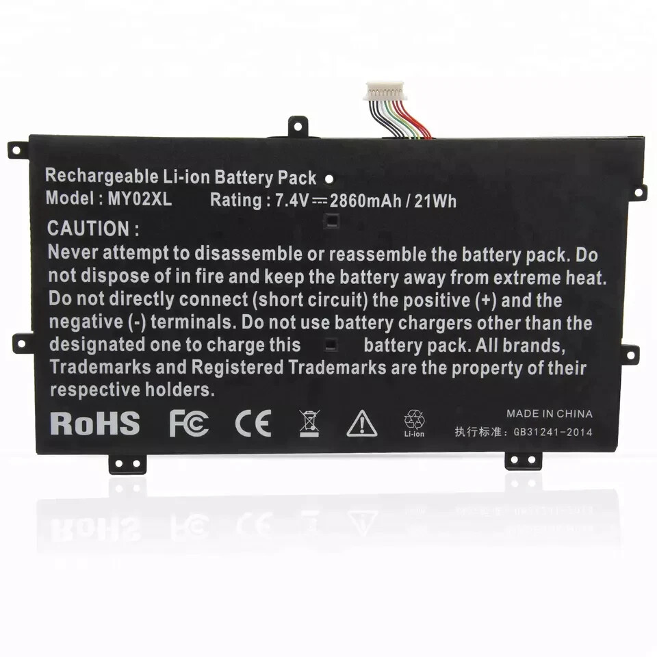 Batería para portátil MY02XL para tablet HP SLATEBOOK 10.1" X2 10-H010NR 10-H000SA serie