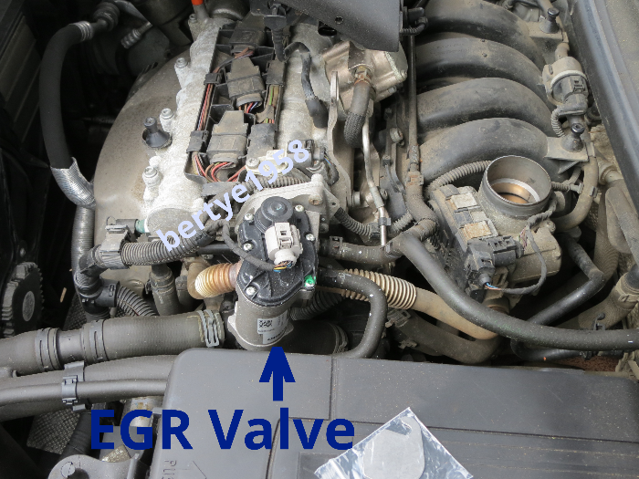 EGR Valve Block Plate VW Skoda Audi 1.6 FSi engine codes BLF, BLP, BAG ...
