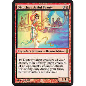 MTG Magic - Diaochan, Artful Beauty - Commander's Arsenal - Foil Near Mint