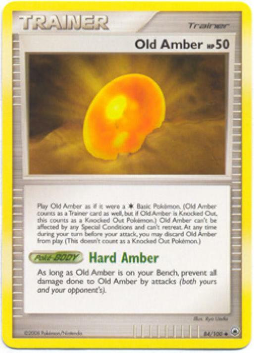2x (pok-MD-084) Old Amber (U) Pokemon D&P Majestic Dawn Card # 84