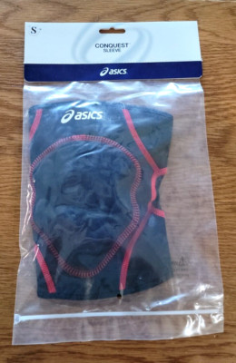 New Asics 8 '' Conquest  Wrestling Knee Sleeve With  Kineto Foam Size S or L