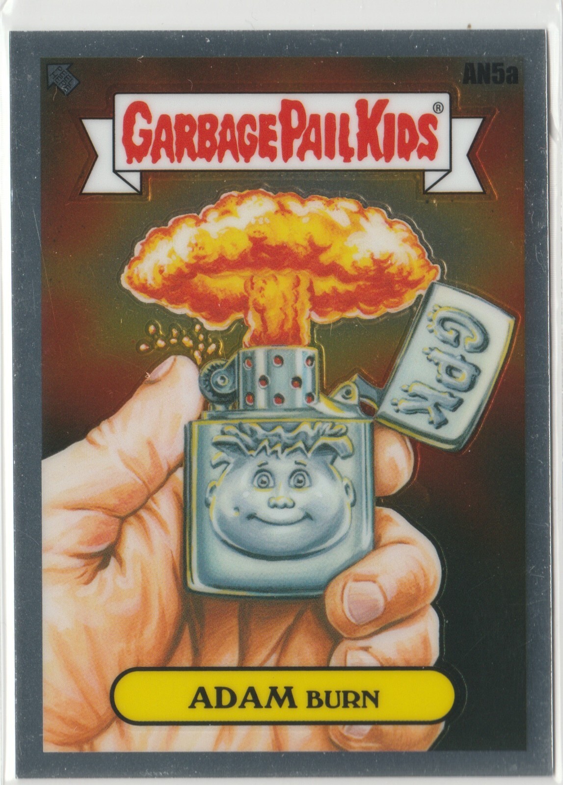 Adam Burn AN5a Adam Bomb Zippo GPK Garbage Pail Kids 2020 Chrome Series 3 CS3 Lighter